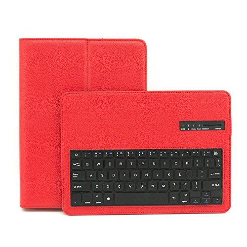 EVTECH(TM) Samsung Galaxy Tab 4 10.1 Case with Keyboard - Ultra Slim Detachable Bluetooth Keyboard Portfolio Leather Case Cover for Samsung Tab 4 10.1" Inch T530 T531 T535 Tablet