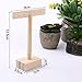 MonkeyJack Plain Wooden T-bar Earrings Necklace Bracelet Bangle Watch Jewelry Display Holder Stand Organizer Decoupage