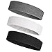 Tanluhu Sweatbands Sport Headbands for Working Out, Execise, Tennis, Basketball, Running - Terry Cloth Athletic Sweat Cotton Headband Outdoor for Men & Women