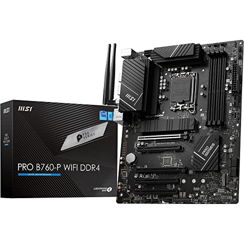MSI PRO B760-P WiFi DDR4 ATX Motherboard