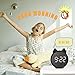 BOERA Alarm Clock for Kids Bedroom,OK to Wake Wooden Alarm Clock Large Display Time Temperature USB/Battery Powered