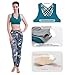 QUEENIEKE Women's Medium Support Strappy Back Energy Sport Bra Cotton Feel Size L Color Teal