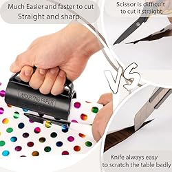 Wrapping Paper Roll Cutter, Black Wrapping Paper