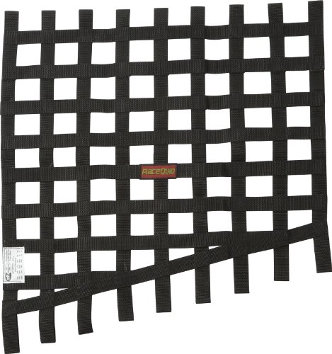 RaceQuip 729005 18" High X 23" Wide Black SFI 27.1 Ribbon Style Window Net