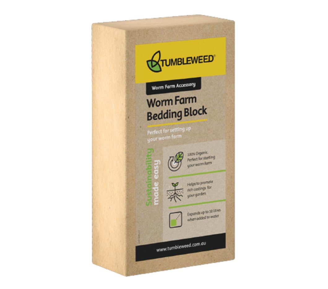 Tumbleweed Worm Farm Bedding Block