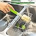 Sponge Holder for Kitchen Sink Kitchen Tools,Kitchen Sink Holder for Sponges Dish Brush,Kitchen Sponge Holder Stainless Steel Kitchen Sink Organizer Sponge Rack Sink Caddy Dish Sponge Holder