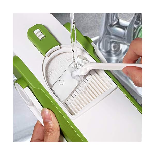 Vegetable-ChoppersONCE-FOR-ALL-Multifunctional-Vegetable-Slicer-with-Stainless-Steel-Blades-Manual-Food-Cutter-for-Chef-and-Household ONCE FOR ALL Mandoline Vegetable Slicer, Manual Kitchen Veg Chopper Stainless Steel Blade for Julienne, Cubes, Fried…