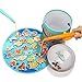 Top Bright Fishing Game Toddle Toys for 2 3 Year Boy and Girl Learning Wooden Magnetic Fishing Toys Gifts with 26 Ocean Animals and 2 Rods