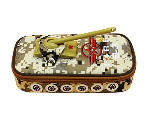 blue camo pencil case