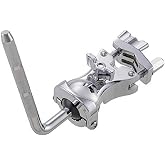 Gibraltar L-Arm Tom Holder, 10.5mm Knurled Rod with Ball and Socket Joint and Adjustable Clamp, Mounts Toms Electronic Pads and Percussion to 1/2 to 1" Drum and Cymbal Stand Tubes (SC-SBLAM-M)