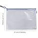 Ofilon Zipper Envelope Pouch, Pack of 10, Water-resistant PVC Zippered File Bag Storage for Office Document, Business Receipts, Magazines, Toys, Cosmetics,Travel Accessories Organizer (A5 9.4