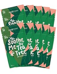 FaceTory Soothe Me Tea Tree 2-Step Sheet Mask with Tea Tree Oil for Acne Prone Skin (Pack of 10)