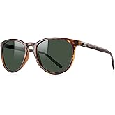 MERRY'S Polarized Sunglasses for Women Men Vintage Retro Classic Round Frame Aluminum Legs S8288