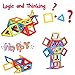 60 Pcs Magnetic Building Blocks, Kids Building Tile Set for Imagination Skill, STEM Learning Educational Toys for Baby Toddlers