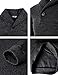 H2H Mens Knited Slim Fit Pullover Sweater Shawl Collar with One Button Point Charcoal US M/Asia L (KMOSWL036)