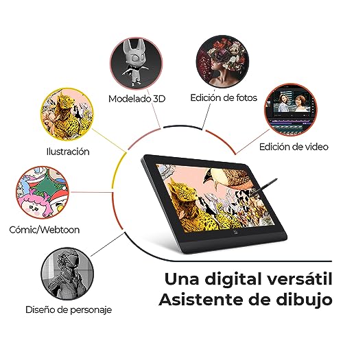 XPPEN Artist Pro 16 Gen2 Graphic Tablet with Screen, Digital Drawing Tablet with Pen 16K Pressure Levels 16 Inches with Wireless Keyboard, Compatible with Windows, Mac, Android, Chrome, Linux