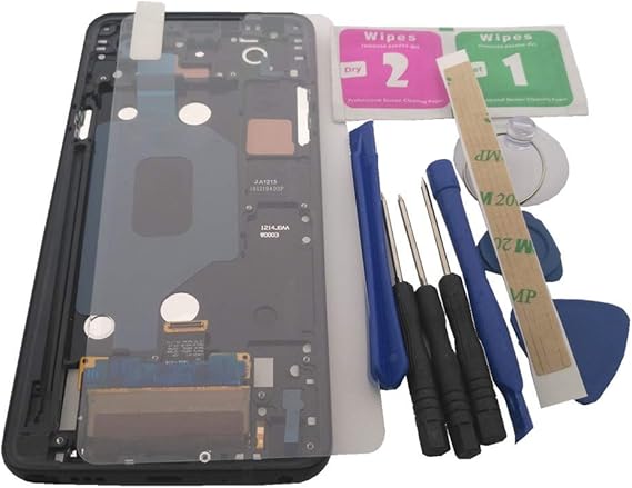 Esc For Lg Stylo 4 Q710 Q710al Q710ms Lcd Display Touch Screen Panel Digitizer Screen Assembly With Frame Black With Frame Glass Film Adhesive