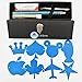 Eyebrow Hair Tattoo Razor Pen For Hair Design Art(20 Blades + 1 Tweezers + 7 Stencils) - Professional Barber Accessories Engraving Pencil Shaver Device, Magic Eye Brow Beards Styling Shaving Tool Kit