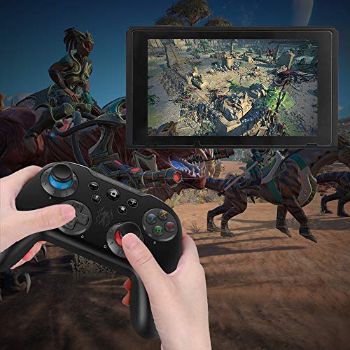 Game for Switch Controller,GEEKLIN Wireless Gamepad for pc Android,3D Joystick moudles and Button moudles are Interchangeable for Wireless Gamepad