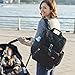 Skip Hop Forma Travel Carry All Diaper Backpack with Insulated Bag, One Size, Black