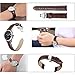 iStrap Leather Watch Band -Alligator Grain Embossed Pattern Calfskin Replacement Strap-Stainless Steel Deployment Buckle with Push Buttons-Bracelet for Men Women-18mm 19mm 20mm 21mm 22mm 24mm