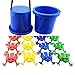 AWESOME Set of 2 EZ Steppers with 12 Jumping Frogs | Kids Safe Material! Lab Test Approved with ATC Certificate! by AWESOME CHOICE