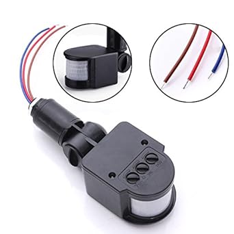 Outdoor 110-220V Infrared PIR Motion Sensor Detector Wall ... 12 volt led strip light wiring diagram free picture 
