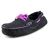 Sporto Womens Faux Sheepskin Shearling Driving Moccasin