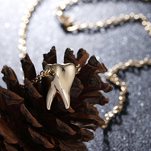 Dentist Dental Hygienist Gift Gold Tooth Charm Bracelet All Dental