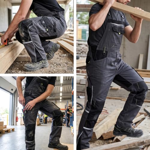 Stenso Men's Work Bib Prism – Heavy Duty with Numerous Pockets