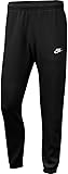 Nike Men's Club Open-Hemmed Pants Black | Black