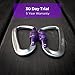 #1 Serac Ultra Strength Locking Carabiners x2 (one Pair), Ultra Durable & Strong Perfect for Serac Classic Single or Sequoia Double hammocks - Made from Ultralight Aircraft Grade Aluminum – Purple