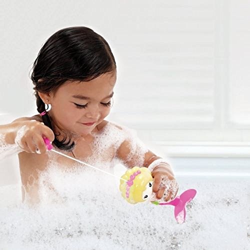 Baby Bath Clockwork Toy, 2Pcs Dabbling Bath Toy Wind Up Floating Water Toy for Mermaid,Water Wind Up Toy (Color Random)