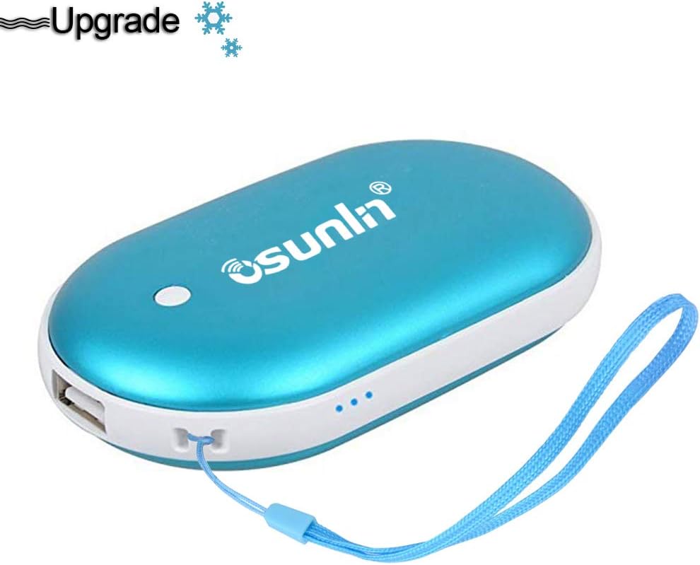 OSUNLIN Rechargeable Hand Warmers, 5200Ah/7800Ah Portable Pocket Hand Warmer, Electric, Quick Heating, Great for Skiing, Climbing, Hiking, Winter Gift