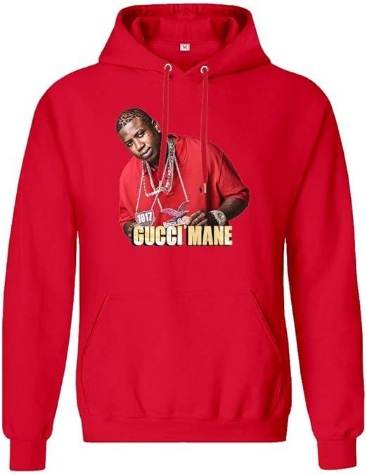 Rapper Gucci Mahne Rapper Gucci Mane Hoodie Sweatshirt Jumper Pullover For Men 80 Cotton 20 Polyester Clothing For Men Amazon De Bekleidung