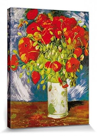 Amazon Com Vincent Van Gogh Stretched Canvas Print Vase With
