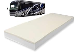 Foamma 3” x 32” x 79” Truck, Camper, RV Memory Foam Bunk Mattress Replacement, Made in USA, Comfortable, Travel Trailer, CertiPUR-US Certified, Cover Not Included