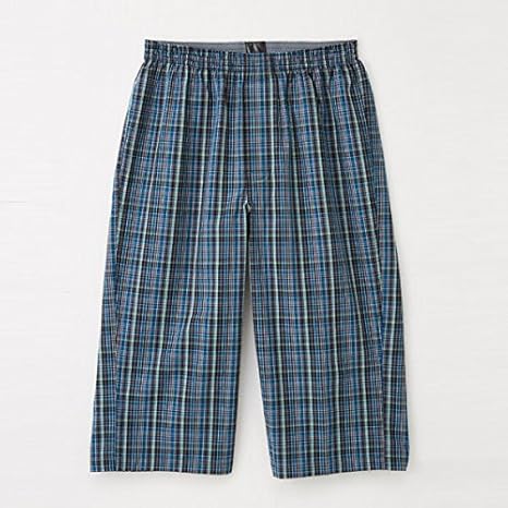 Amazon Co Jp リラックスsuteteko ステテコパンツ 綿100 グリーン メンズ Ll ホーム キッチン