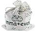 Emma + Evan Baby Bandana Bibs for Teething and Feeding, 4-Pack Super Absorbent Drool Bibs with Adjustable Snaps and Bonus Gift Bag, Trendy Style for Boys and Girls (Owl, Triangles, Arrows, ABC Set)