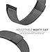 MoKo Band Compatible with Garmin Fenix 3, Milanese Loop Stainless Steel Mesh Replacement Bracelet Strap Fit Fenix 3/Fenix 3 HR/Fenix 5X/5X Plus/Descent mk1/D2 Delta PX with Unique Magnet Lock, Black