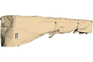 ADVANING All-Weather Protective Cover for 14' Wide Retractable Awnings, Heavy-Duty Weather Proof Polyester Fabric, Color: Beige,AC1400-P861T