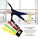 Skin-Friendly Non Latex Resistance Loop Bands Set 4 - Best Home Fitness Exercise Bands for Legs, Workout, Physical Therapy, Pilates, Yoga & Rehab - Mobility and Strength - 10in x 2in BGYR