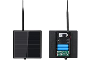 KEEPTEEN D5L Meshcore Mesh Node Repeater,5W Solar Panel Lora Kits Bult in Heltec ESP32 V3 LoRa WiFi BLE Modules Board and 520