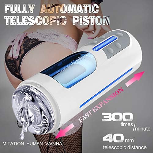 Intelligent Rotating Massage Cup Male's Toy Mǎs-tù-bation Cup Automatic Piston Thrusting Retractable 400 Times of Piston Motion per Minute Relaxing Tools for Adult T Shirt