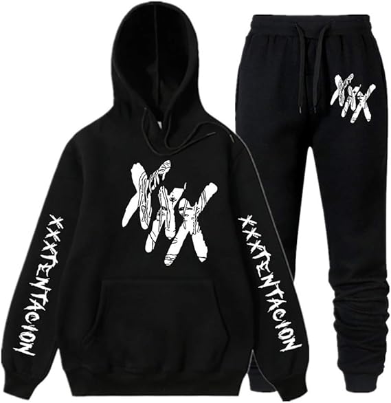 Amazon Co Jp 19 Tentacionフード付きセーターメンズヨーロッパとアメリカのアウトドアティーン秋と冬セット 服 ファッション 小物