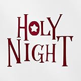 Transparent Decal Stickers of Holy Night