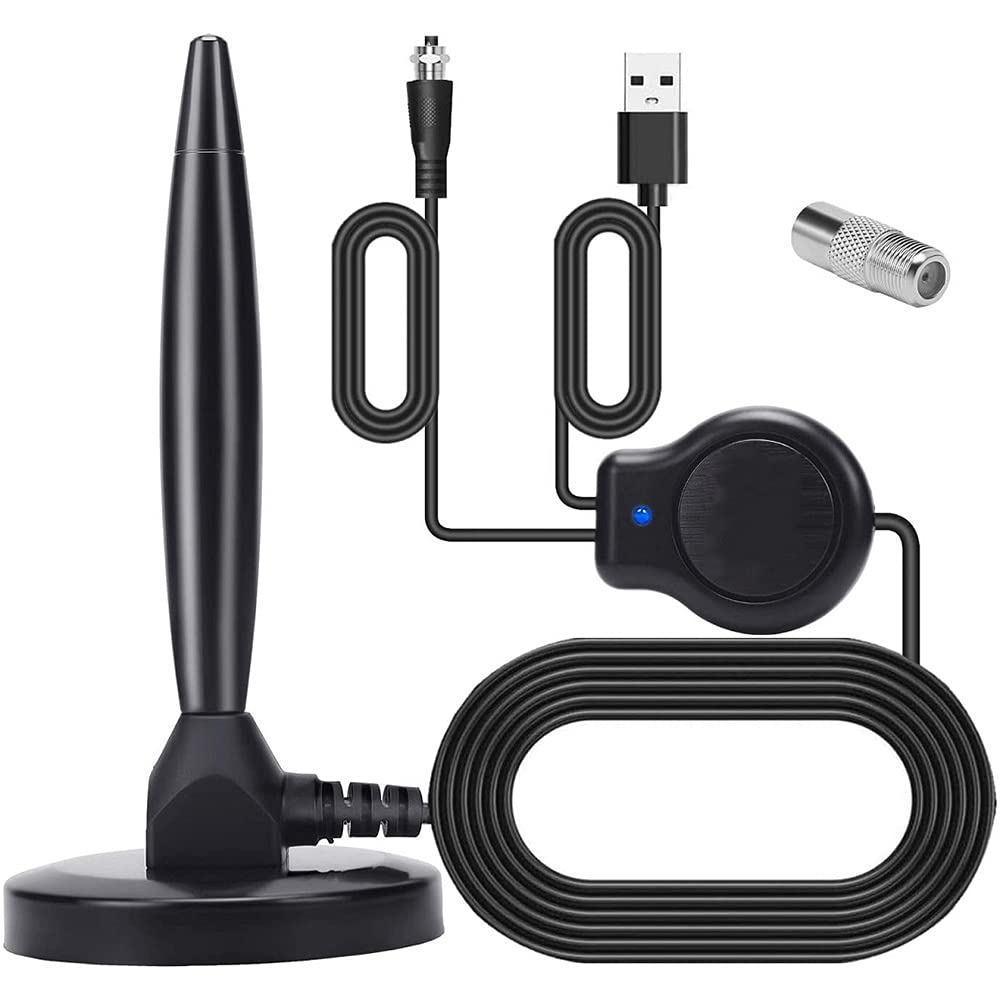 Fasizi TV Antenna with Amplifier Digital 1080P HDTV 4K Indoor Amplified