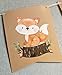 Woodland Creatures ITS A BOY Banner for Baby Shower + Fox, Raccoon, Rabbit, Bear, Squirrel and Porcupine/Animals Themed Decorations Fall Autumn Thanksgiving Banner Decoration