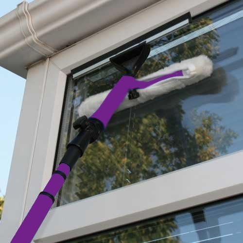 3.5M TELESCOPIC WINDOW CLEANER KIT WINDOW CLEANING EQUIPMENT SQUEEGEE
