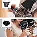 Jinri Professional 1875w Tourmaline Hair Dryer,Negative Ionic Salon Hair Blow Dryer,DC Motor Light Weight Low Noise Hair Dryers with Diffuser & Concentrator,Black